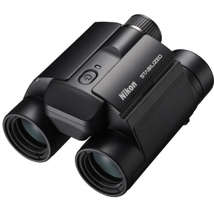 Nikon 10x25 S Prismáticos Estabilizados Compactos y Ligeros con Enfoque Central