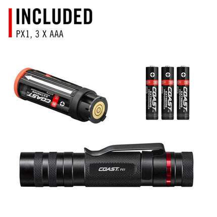 COAST PX1 Linterna LED con Enfoque 480 Lúmenes Resistente al Agua