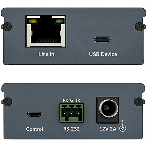 MSolutions USB-C 3.2 Gen 1 Placa de Pared Extensor Juego 328 Pies 5 Gb/s
