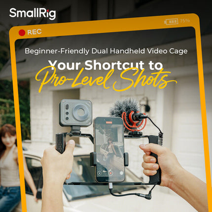 SmallRig IG-02 IntegraGrip Cage para Smartphone 2.36-3.15" con Controlador Inalámbrico WR-06
