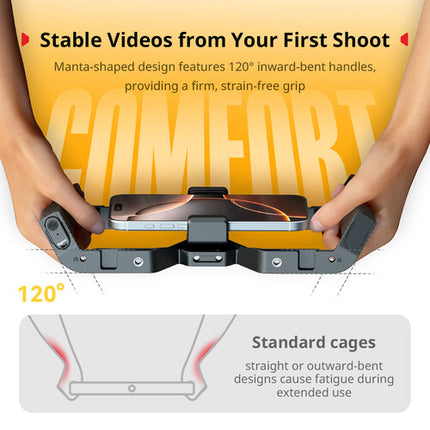 SmallRig IG-01 IntegraGrip Jaula para Smartphones 2.36 a 3.15 pulg Soporte Vertical y Horizontal