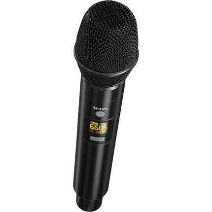 Icon Pro Audio WM 3.1 Micrófono Inalámbrico Cardioide de Mano 164 ft Alcance Batería Recargable
