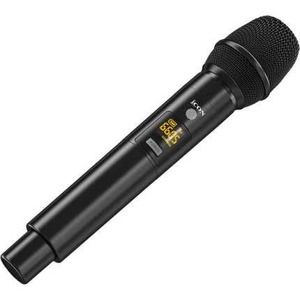 Icon Pro Audio WM 3.1 Micrófono Inalámbrico Cardioide de Mano 164 ft Alcance Batería Recargable