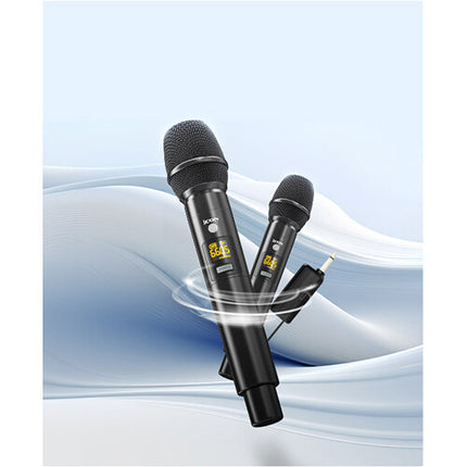 Icon Pro Audio WM 3.2 Sistema microfonico inalàmbrico cardioide 164 pies alcance 2 micròfonos mano