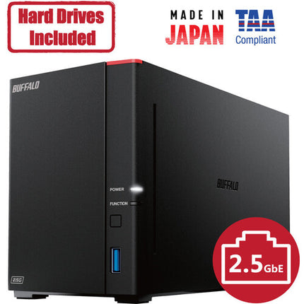 Buffalo LinkStation 720 NAS con 4TB 2 Bahías y CPU 1.3 GHz 6 Núcleos