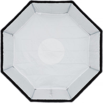 Godox Softbox Estilo Paraguas 47.2" Octagonal Interior Plata Difusor Blanco