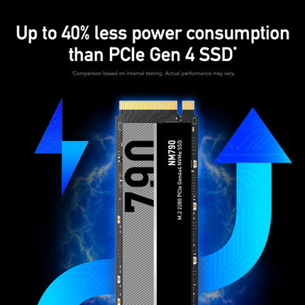 Lexar 4TB NM790 SSD interno PCIe 4.0 NVMe M.2 7400 MB/s lectura 6500 MB/s escritura