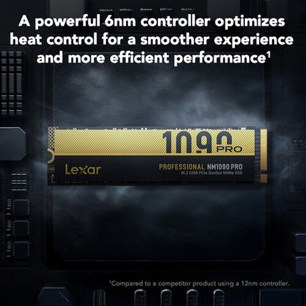 Lexar NM1090 PRO SSD interno M.2 2TB PCIe 5.0 velocidad 14000 MB/s garantía 5 años