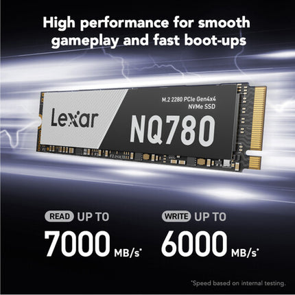 Lexar 2TB NQ780 PCIe 4.0 SSD internas M.2 2280 hasta 7000 MB/s lectura