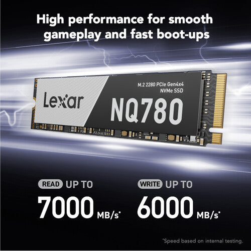 Lexar 2TB NQ780 PCIe 4.0 SSD internas M.2 2280 hasta 7000 MB/s lectura