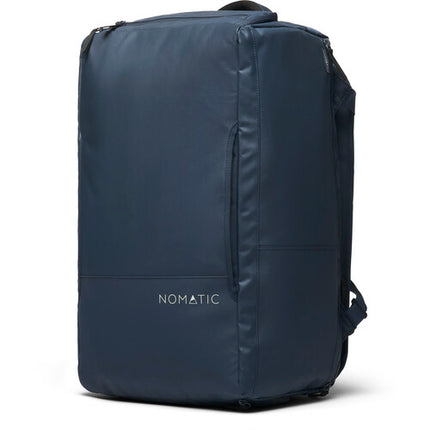 Nomatic Travel Bag V2 Mochila de Viaje Azul 40L con Compartimento para Zapatos y Bolsillos para Laptop