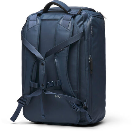 Nomatic Travel Bag V2 Mochila de Viaje Azul 40L con Compartimento para Zapatos y Bolsillos para Laptop