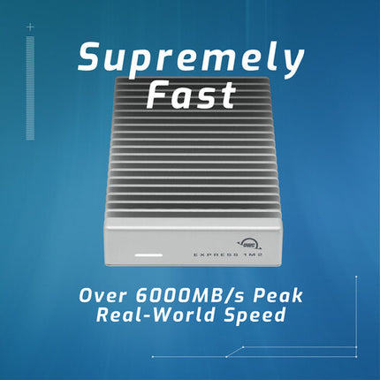 OWC Express 1M2 80G USB4 Caja Externa SSD NVMe M.2 2242 2280 6000 MB/s