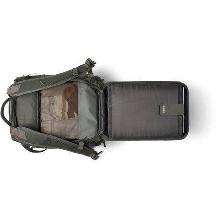 Nomatic Travel Bag V2 Bolsa de viaje oliva 30L con cinturón de cintura desmontable