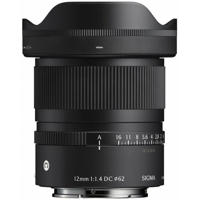 Sigma 12mm f/1.4 DC Contemporary lente gran angular con enfoque rápido y motor paso a paso para Sony E