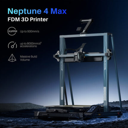 ELEGOO Neptune 4 Max impresora 3D FDM área 42x43 cm nivelación automática