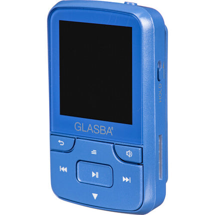 Samvix GLASBA Reproductor MP3 Deportivo 8GB Bluetooth Azul