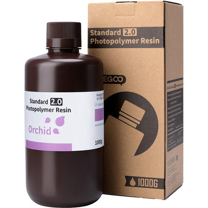 ELEGOO Standard Resin V2.0 Resina para impresión 3D 1kg Orchid alta precisión