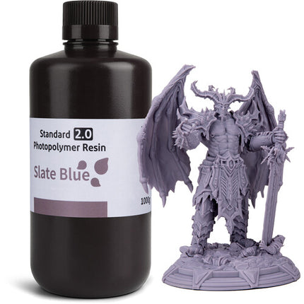 ELEGOO Standard Resin V2.0 Resina para Impresora 3D 1kg Azul