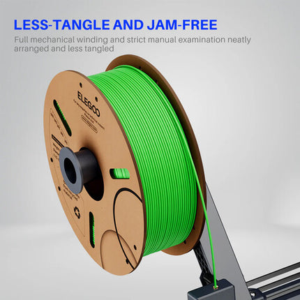 ELEGOO Filamento PLA Blanco 1.75mm 2.2 lb Diámetro para impresoras 3D FDM