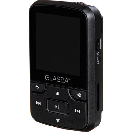 Samvix GLASBA Reproductor MP3 Deportivo 8GB Bluetooth Negro