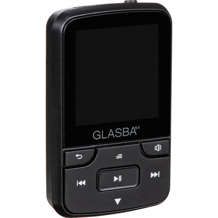 Samvix GLASBA Reproductor MP3 Deportivo 8GB Bluetooth Negro