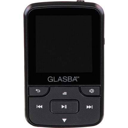 Samvix GLASBA Reproductor MP3 Deportivo 8GB Bluetooth Negro