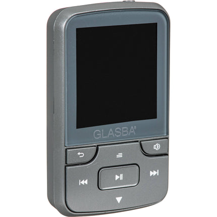 Samvix GLASBA Reproductor MP3 Deportivo 8GB Bluetooth Gris