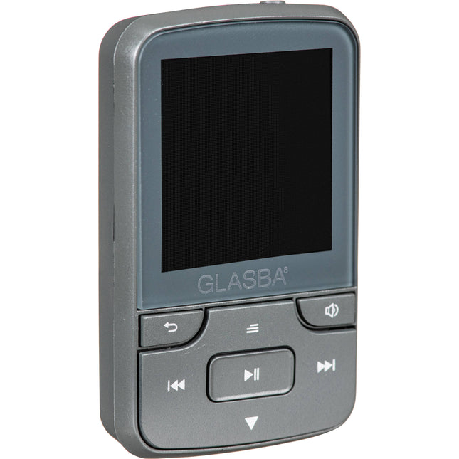 Samvix GLASBA Reproductor MP3 Deportivo 8GB Bluetooth Gris