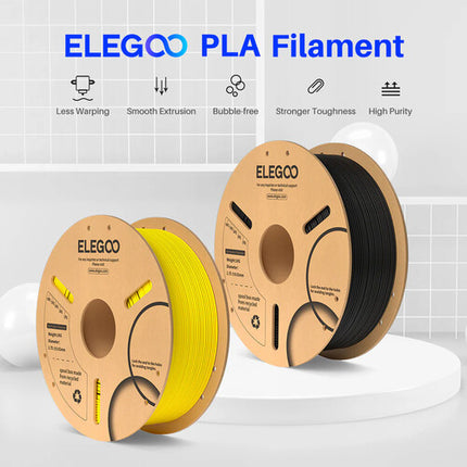 ELEGOO Filamento PLA 1.75mm 2.2 lb Beige para Impresoras 3D FDM