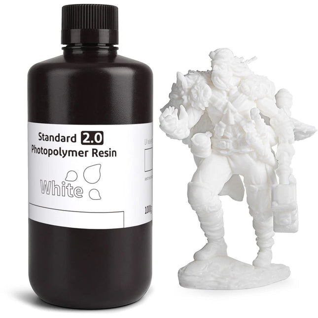 ELEGOO Standard Resin V2.0 Resina Para Impresoras 3D 1kg Blanco