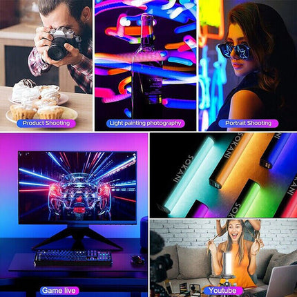 Sokani X8 RGB Tubo LED Luz de Video 2800-10000K 10 Efectos Especiales