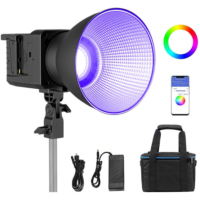 Sokani X100 Luz LED RGB para Video 2220 Lux Control App y Maletín