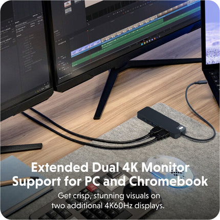 HYPER HyperDrive Flex Dock USB-C 3.2 Gen 1 9 Puertos 100W PD UHD 4K