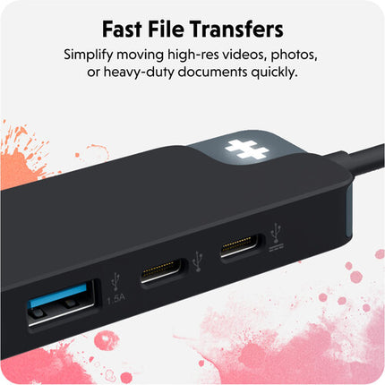 HYPER HyperDrive Flex Hub USB-C 3.2 Gen 1 5 Puertos 4K UHD 100W Power Delivery