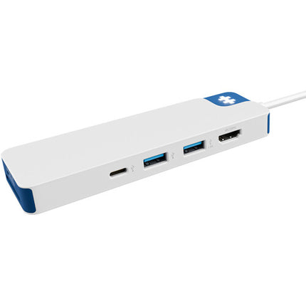 HYPER HyperDrive Flex Hub USB-C 3.2 Gen 1 8 Puertos 4K 100W Azul