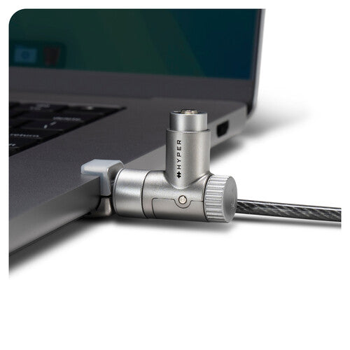 HYPER HyperShield Cable de Seguridad para MacBook Pro 6.5' Acero Galvanizado Anticorte