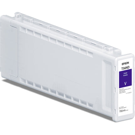 Epson T56N Cartucho de Tinta UltraChrome PRO10 Violeta 700mL para Impresoras de Gran Formato SureColor P7370 P9370