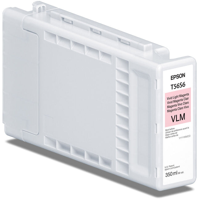 Epson T56S Tinta Magenta Claro UltraChrome PRO10 350 mL para Impresora Fotográfica SureColor 24 y 44 pulgadas