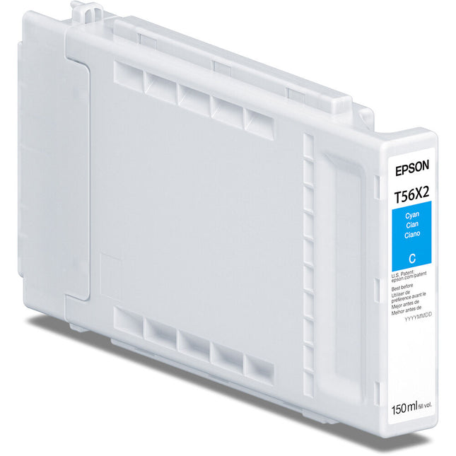 Epson T56X Cyan Tinta UltraChrome PRO10 150mL para impresoras fotográficas SureColor P7370 y P9370