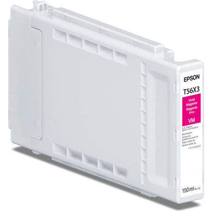 Epson T56X Tinta Magenta UltraChrome PRO10 150mL para Impresoras Fotos 24 y 44 Pulgadas