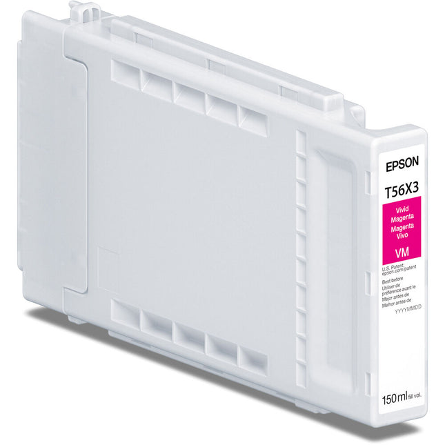 Epson T56X Tinta Magenta UltraChrome PRO10 150mL para Impresoras Fotos 24 y 44 Pulgadas
