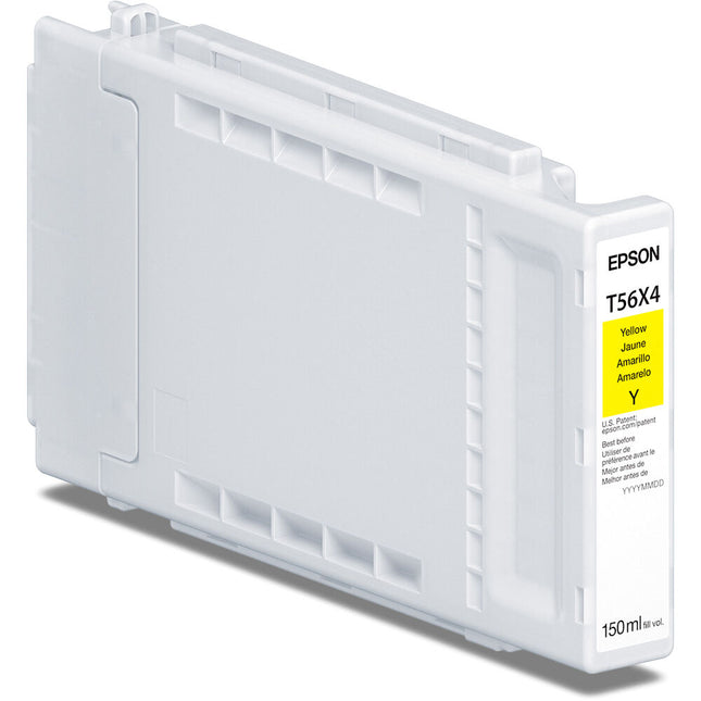 Epson T56X Cartucho de Tinta Amarillo UltraChrome PRO10 150mL para Impresoras Fotográficas de Gran Formato