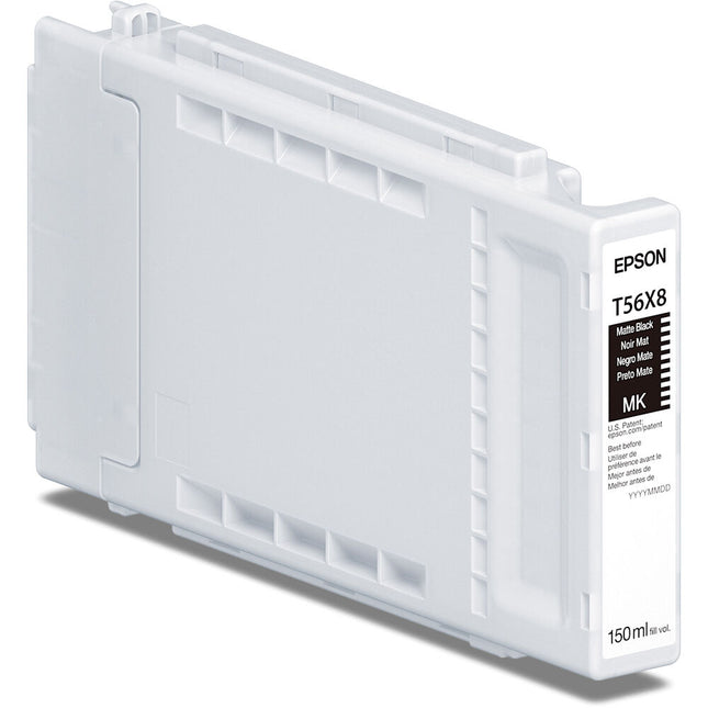 Cartucho de Tinta Epson T56X UltraChrome PRO10 Negro Mate 150mL para Impresora Gran Formato