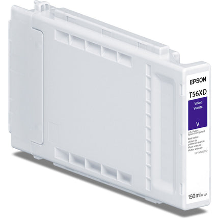 Epson T56X Cartucho de Tinta UltraChrome PRO10 Violeta 150mL para Impresora Fotográfica de Gran Formato