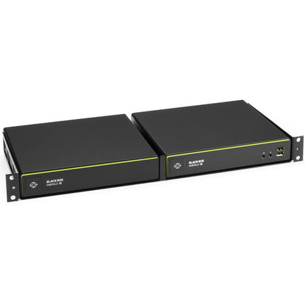Black Box Emerald Slim Kit montaje en rack perfil delgado 1RU para 2 unidades Emerald-4K