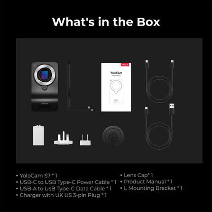 YoloLiv YoloCam S7 Cámara de Transmisión en Vivo 4K60 UHD Sensor 4/3"