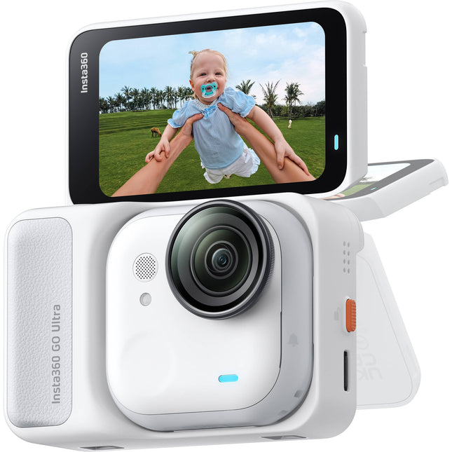 Insta360 GO Ultra Cámara Acción Miniatura 50MP 4K60 200 Min Batería Arctic White