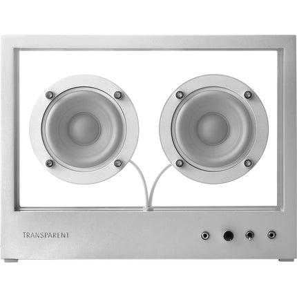 Altavoz Bluetooth pequeño transparente Metal 30W doble driver 3 pulgadas