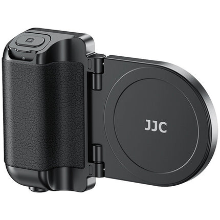 JJC Magnetic Phone Grip Negro Soporte con Mando a Distancia Bluetooth USB-C